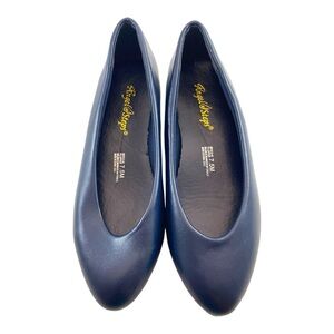 Angel Steps Jan Dress Navy Blue Size 7.5M Flats